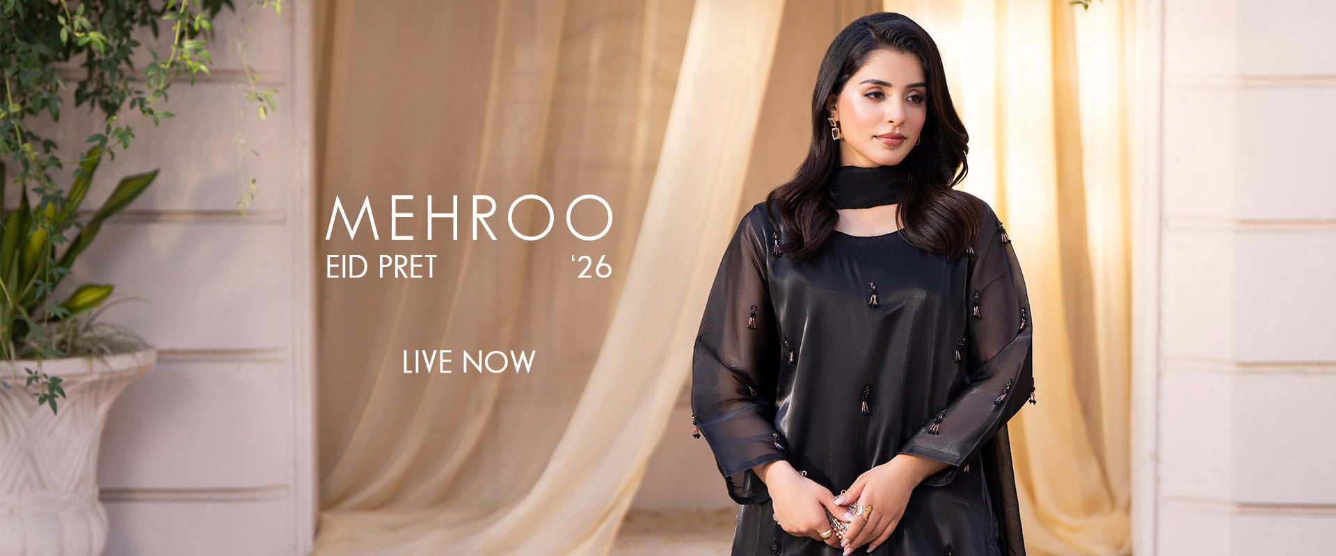 Husn-e-Naaz Mehroo Eid Pret Collection